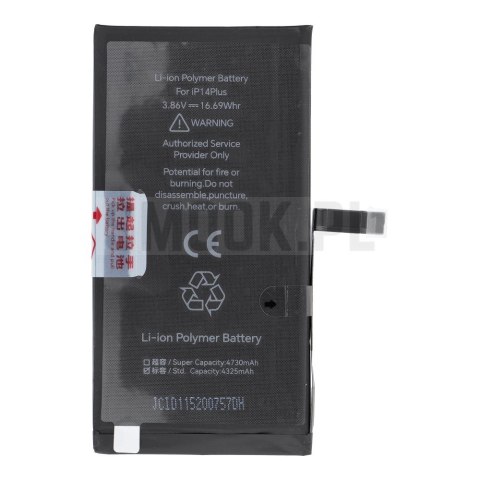 JCID Bateria do iPhone 14 Plus (standardowa pojemność)