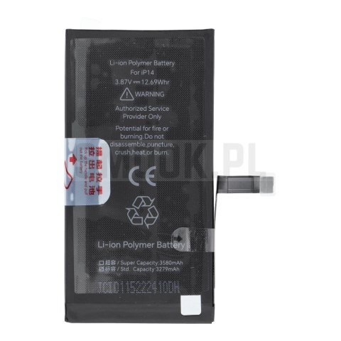 JCID Bateria do iPhone 14 (standardowa pojemność)