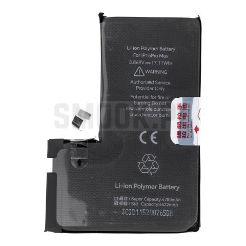 JCID Bateria do iPhone 15 Pro Max (standardowa pojemność)
