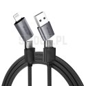Kabel USB X-ONE QuantumFlex - typ C do C max 60W 1,2m czarny