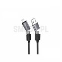 Kabel USB X-ONE QuantumFlex - typ C do C max 60W 1,2m czarny