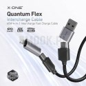 Kabel USB X-ONE QuantumFlex - typ C do C max 60W 1,2m czarny