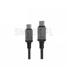 Kabel USB X-ONE TitanFlex - typ C do C max 240W 1,2m czarny