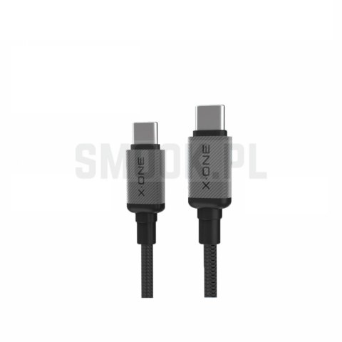 Kabel USB X-ONE TitanFlex - typ C do C max 240W 1,2m czarny