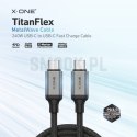Kabel USB X-ONE TitanFlex - typ C do C max 240W 1,2m czarny
