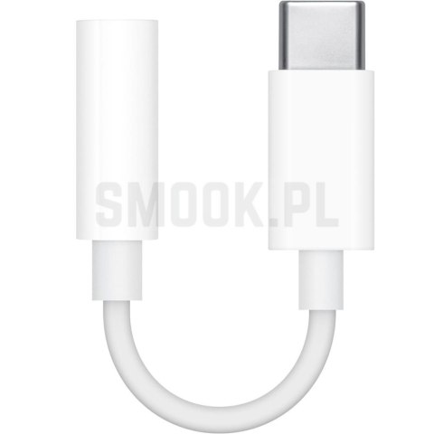 Oryginalny Adapter USB C do 3,5mm Apple MW2Q3ZM/A A2155 blister biały