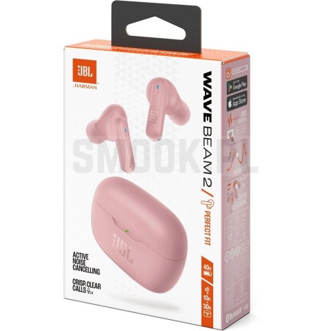 Słuchawki bezprzewodowe douszne JBL Wave Beam 2 niebieskie