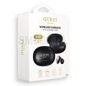 Sluchawki bezprzewodowe douszne OWS Guess Metalic Finish Electropated Parts Classic Logo czarne