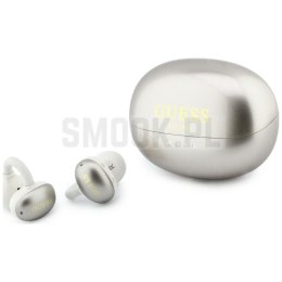 Sluchawki bezprzewodowe douszne OWS Guess Metalic Finish Electropated Parts Classic Logo złote