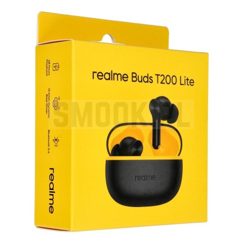 Słuchawki bezprzewodowe douszne Realme Buds T200 Lite czarne