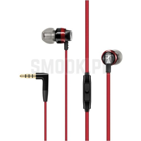 Słuchawki przewodowe douszne Jack 3,5 mm Sennheiser CX 300S czerwone