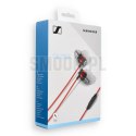 Słuchawki przewodowe douszne Jack 3,5 mm Sennheiser CX 300S czerwone