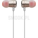 Słuchawki przewodowe douszne Jack 3,5mm z mikrofonem JBL T290 złote