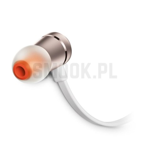 Słuchawki przewodowe douszne Jack 3,5mm z mikrofonem JBL T290 złote