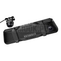 Kamera samochodowa na lusterko z wyświetlaczem 9,66" 1080p/30fps + kamera tylna 720p/30fps Hoco DV16 czarna