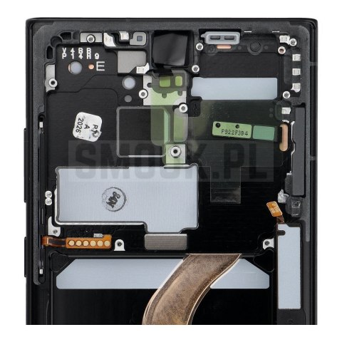ServicePack Wyświetlacz LCD SAMSUNG S22 Ultra S908 Graphite GH82-27488E