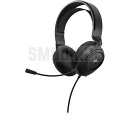 Słuchawki przewodowe nauszne Jack 3,5 mm z mikrofonem Corsair HS35 V2 Carbon czarne