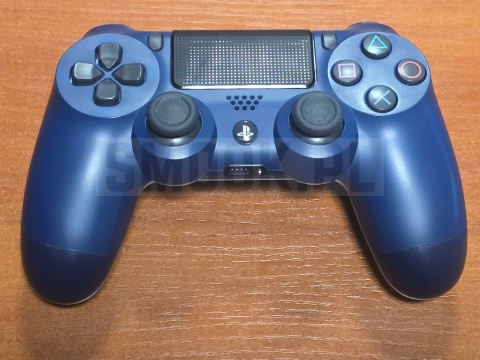 [UŻYWANY] Kontroler Pad PS4 DualShock 4 V2 = CUH-ZCT2E = Granatowy / Midnight Blue
