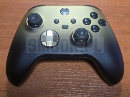 [UŻYWANY] Kontroler bezprzewodowy do konsoli Xbox - Gold Shadow - Wersja Specjalna