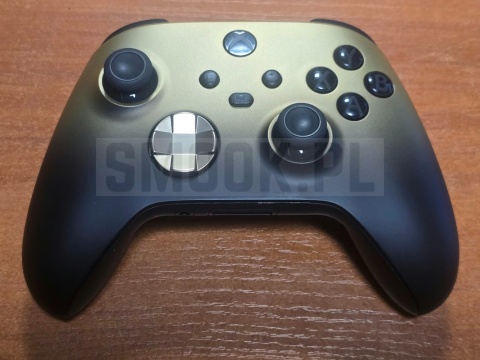 [UŻYWANY] Kontroler bezprzewodowy do konsoli Xbox - Gold Shadow - Wersja Specjalna