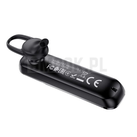 HOCO słuchawka bezprzewodowa bluetooth E57 czarna HOCO słuchawka bezprzewodowa bluetooth E57 czarna