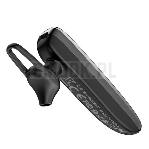 HOCO słuchawka bezprzewodowa bluetooth E60 czarna HOCO słuchawka bezprzewodowa bluetooth E60 czarna