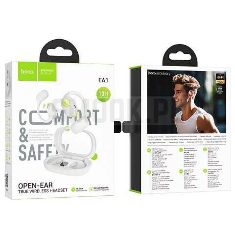 HOCO słuchawki bezprzewodowe bluetooth TWS EA1 szare