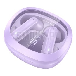 HOCO słuchawki bezprzewodowe bluetooth TWS EQ6 fioletowe