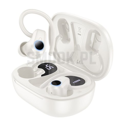 HOCO słuchawki bezprzewodowe bluetooth TWS EQ8 białe HOCO słuchawki bezprzewodowe bluetooth TWS EQ8 białe