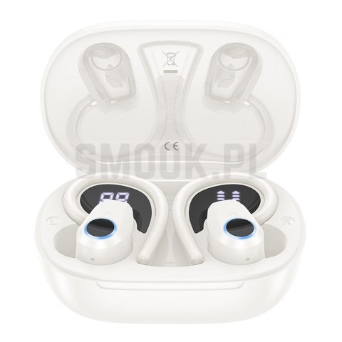 HOCO słuchawki bezprzewodowe bluetooth TWS EQ8 białe HOCO słuchawki bezprzewodowe bluetooth TWS EQ8 białe