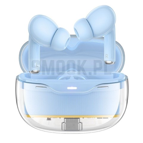 HOCO słuchawki bezprzewodowe bluetooth TWS EW54 niebieskie
