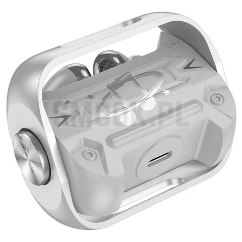 HOCO słuchawki bezprzewodowe bluetooth TWS EW55 srebrne