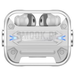 HOCO słuchawki bezprzewodowe bluetooth TWS EW55 srebrne