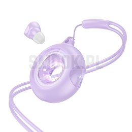 HOCO słuchawki bezprzewodowe bluetooth TWS EW71 fioletowe