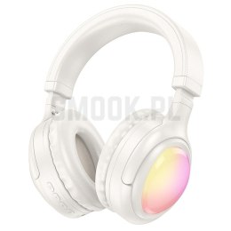 HOCO słuchawki bezprzewodowe bluetooth nagłowne W48 białe
