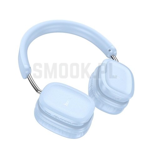 HOCO słuchawki bezprzewodowe bluetooth nagłowne W51 niebieskie