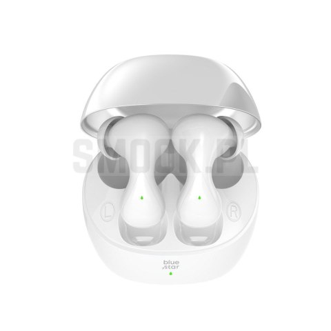 BLUE STAR słuchawki bezprzewodowe bluetooth TWS BK92 białe