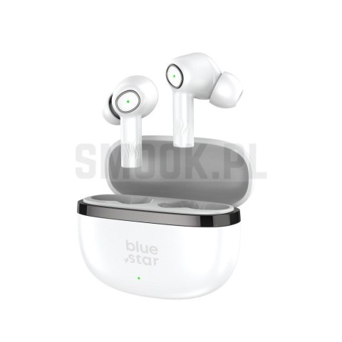 BLUE STAR słuchawki bezprzewodowe bluetooth TWS ENC AC20C białe