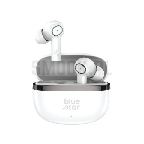 BLUE STAR słuchawki bezprzewodowe bluetooth TWS ENC AC20C białe