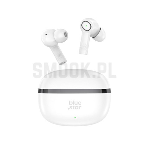 BLUE STAR słuchawki bezprzewodowe bluetooth TWS ENC AC20C białe