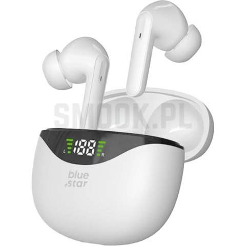 BLUE STAR słuchawki bezprzewodowe bluetooth TWS T60 białe