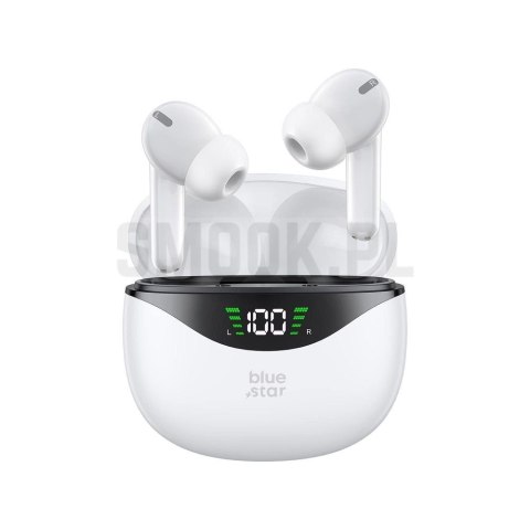 BLUE STAR słuchawki bezprzewodowe bluetooth TWS T60 białe