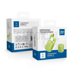BLUE STAR słuchawki bezprzewodowe bluetooth TWS Transparency Fi22 zielone