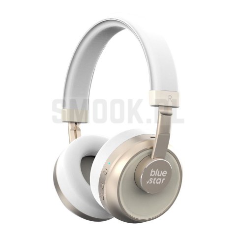 BLUE STAR słuchawki bezprzewodowe bluetooth nagłowne BH02 białe