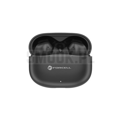 FORCELL F-AUDIO Bass Engine słuchawki bezprzewodowe bluetooth TWS ANC + ENC + TUYA APP czarne