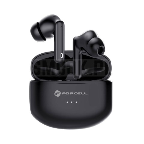 FORCELL F-AUDIO Clear Sound słuchawki bezprzewodowe bluetooth TWS czarne