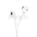 FORCELL F-AUDIO HR-ME25 słuchawki przewodowe Lightning z mikrofonem białe