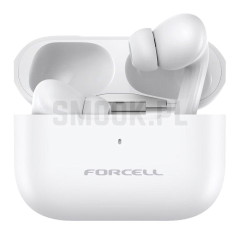 FORCELL F-AUDIO Master Pro słuchawki bezprzewodowe bluetooth TWS białe