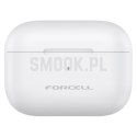 FORCELL F-AUDIO Master Pro słuchawki bezprzewodowe bluetooth TWS białe