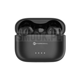 FORCELL F-AUDIO Super Clear Calls słuchawki bezprzewodowe bluetooth TWS ANC + ENC + DONGLE czarne